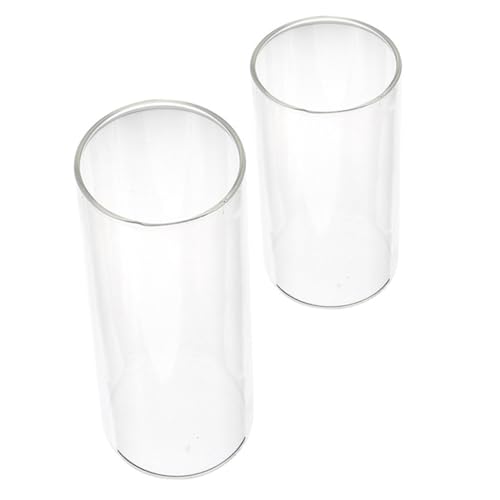 GARVALON 2stücke Kerzenhalter Aus Klarem Glas Zylindrische Teelichthalter Mit Windschutz Für Hochzeiten Tischdekoration Und -projekte GARVALON 2stücke Kerzenhalter Aus Klarem Glas Zylindrische Teelichthalter Mit Windschutz Für Hochzeiten Tischdekoration Und -projekte von GARVALON