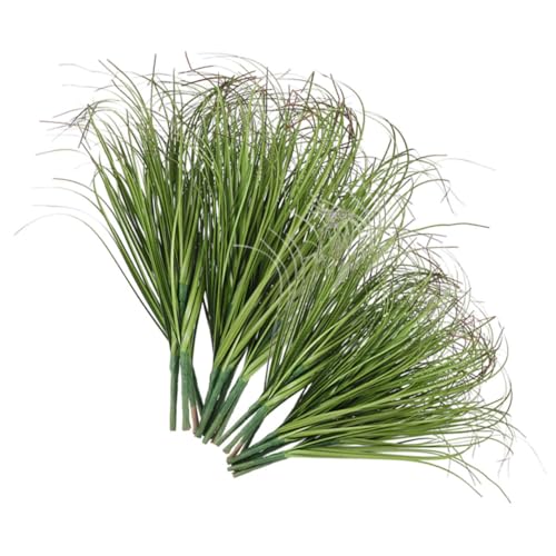 GARVALON 20 Stück Künstliche Pflanzen Grasdekoration Simulationspflanze Künstliches Gras Outdoor Simulationsgras Ornament Simulationsgras Requisiten Grasszene Verzierung von GARVALON
