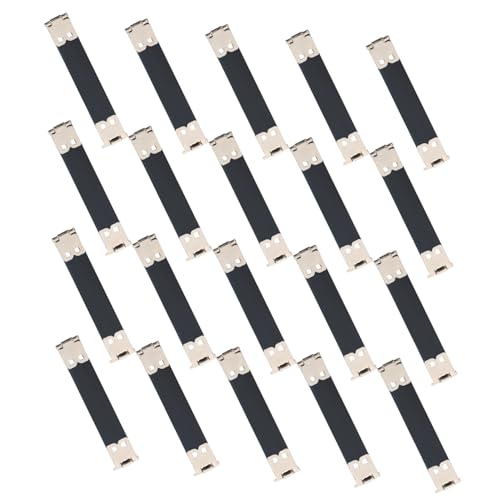 GARVALON 20 Stück Teiliges Metall Handtaschen Scharnier Flexibel Innenliegend Langlebiger Federverschluss für DIY Geldbörsen Portemonnaies Geeignet für Leder Stoff Canvas Taschenzubehör GARVALON 20 Stück Teiliges Metall Handtaschen Scharnier Flexibel Innenliegend Langlebiger Federverschluss für DIY Geldbörsen Portemonnaies Geeignet für Leder Stoff Canvas Taschenzubehör von GARVALON