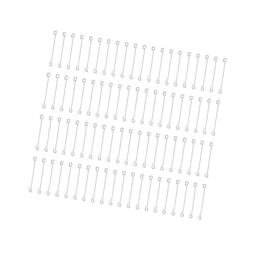 GARVALON 200 Stück DIY Ohrschmuck Zubehör Silber Verbindungstäbe aus Leichtem Langlebigem Eisen für Ohrringe Herstellen und Perlen Auffädeln für Originelles Schmuckbasteln GARVALON 200 Stück DIY Ohrschmuck Zubehör Silber Verbindungstäbe aus Leichtem Langlebigem Eisen für Ohrringe Herstellen und Perlen Auffädeln für Originelles Schmuckbasteln von GARVALON