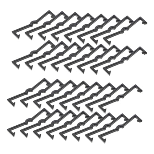 GARVALON 250 Stück Pegboard Hook Fixer Clips Schwarz Kunststoff Organizer Halterung für Standard Lochwand Stabile Befestigung Hohe Tragkraft Vielseitig Kompatibel Einfache Montage GARVALON 250 Stück Pegboard Hook Fixer Clips Schwarz Kunststoff Organizer Halterung für Standard Lochwand Stabile Befestigung Hohe Tragkraft Vielseitig Kompatibel Einfache Montage von GARVALON
