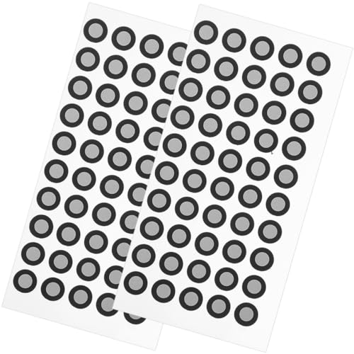GARVALON 2Blätter Reflektierende Markierungsaufkleber für Scannen Hochreflektierende Referenzmarkierungspunkte für Präzise von GARVALON