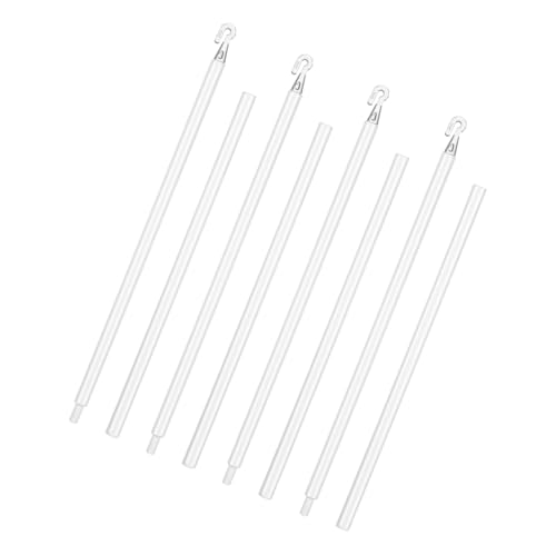 GARVALON 4 Sätze Plastik Jalousienstab mit Haken Verlängerbarer PP Blindstab Ersatz für Jalousien Fensterrollo Öffnerstab Umweltfreundliche Vorhangstange Zubehör GARVALON 4 Sätze Plastik Jalousienstab mit Haken Verlängerbarer PP Blindstab Ersatz für Jalousien Fensterrollo Öffnerstab Umweltfreundliche Vorhangstange Zubehör von GARVALON