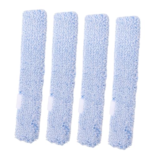 GARVALON 4 Stück Mikrofaser Fensterreiniger Ersatzpolster Waschbare Wiederverwendbare Wischpads für Fenster Spiegel Glastüren Langlebige Schnell Befestigbare Reinigungspads für Haus und GARVALON 4 Stück Mikrofaser Fensterreiniger Ersatzpolster Waschbare Wiederverwendbare Wischpads für Fenster Spiegel Glastüren Langlebige Schnell Befestigbare Reinigungspads für Haus und von GARVALON