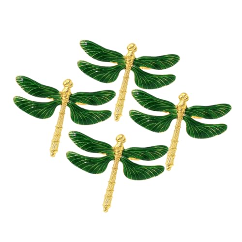 GARVALON 4stücke Grüner Serviettenring Robustem Material Für Hochzeiten Feiern Und Festlichkeiten Dekorative Drachenfliegen-serviettenhalter Für Tischdekoration GARVALON 4stücke Grüner Serviettenring Robustem Material Für Hochzeiten Feiern Und Festlichkeiten Dekorative Drachenfliegen-serviettenhalter Für Tischdekoration von GARVALON