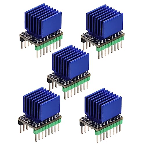 GARVALON 5 Stück Teiliges Schrittmotortreiber für Drucker Mute Driver mit Kühlkörper Kompatibel mit Drucker Elektronik Stabile Verbesserte Wärmeableitung GARVALON 5 Stück Teiliges Schrittmotortreiber für Drucker Mute Driver mit Kühlkörper Kompatibel mit Drucker Elektronik Stabile Verbesserte Wärmeableitung von GARVALON