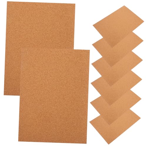 GARVALON 8stücke Selbstklebende Korkplatten Rechteckige Fliesen Matten Zum Basteln Untersetzer Tischset Für Heimwerkerarbeiten Und Heimdekoration Schutzschicht Starke Haftung Vielseitige An GARVALON 8stücke Selbstklebende Korkplatten Rechteckige Fliesen Matten Zum Basteln Untersetzer Tischset Für Heimwerkerarbeiten Und Heimdekoration Schutzschicht Starke Haftung Vielseitige An von GARVALON