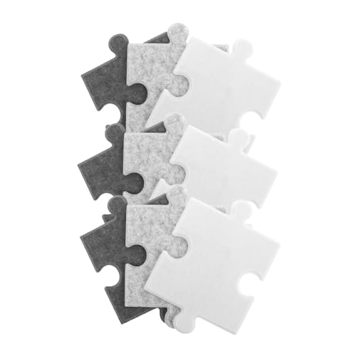 GARVALON 9 Stück Selbstklebende Puzzle Fliesen für Kreative Wandgestaltung für Spielzimmer und Klassenzimmer Modular und Anzubringen von GARVALON