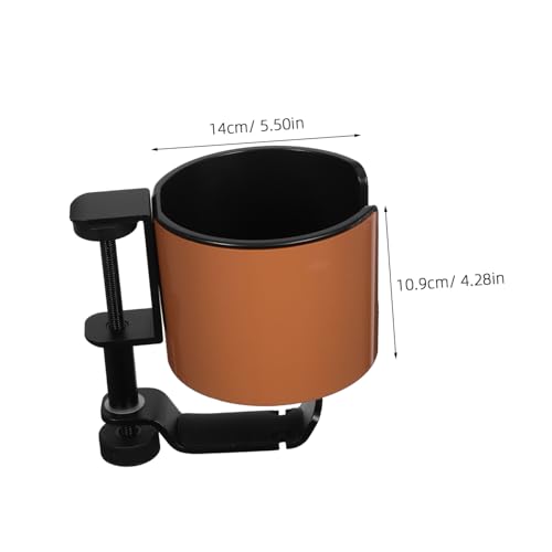 GARVALON Desk Cup Holder mit Drehbarem Haken Stabile Tischklemme Halter für Wasserbecher und Headset Vielseitig Einsetzbar für Büro Gaming und Schreibtischorganisation von GARVALON