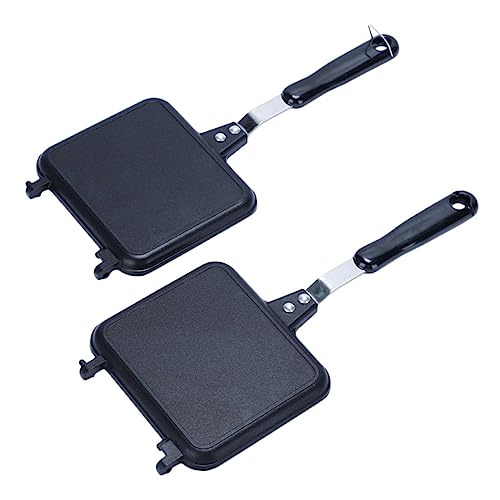 GARVALON Doppelseitige Sandwich bratpfanne mit Antihaftbeschichtung Ergonomischer Griff Einfache Handhabung Platzsparend Hängbar für Toast Pancakes und Vielseitiges Kochen Zuhause GARVALON Doppelseitige Sandwich bratpfanne mit Antihaftbeschichtung Ergonomischer Griff Einfache Handhabung Platzsparend Hängbar für Toast Pancakes und Vielseitiges Kochen Zuhause von GARVALON