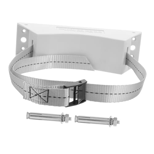 GARVALON Gasflaschenständer 40l Wandhalterung Propanflaschenhalter Halterung Und Flaschengurt von GARVALON