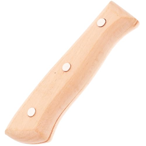 GARVALON Hackmessergriff Cutter Ersatzgriff Messer Holzgriff Küchenbedarf Holzgriff Ersatzholzgriff Für Cutter Küchenmesser Teil Küchenmessergriff von GARVALON