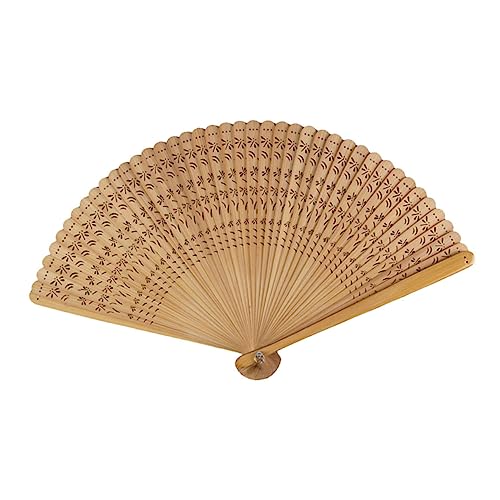 GARVALON Handgefertigter Japanischer Faltfächer Retro Stil Faltbarer Handfächer für Damen Sommer Kühlung Leicht Tragbar Praktisch und Dekorativ von GARVALON
