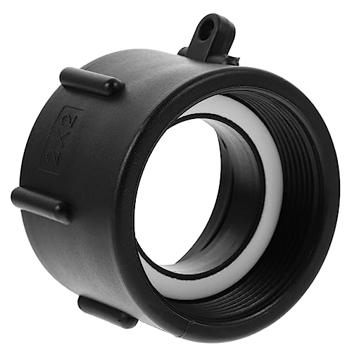 GARVALON Ibc Tank Adapter mit Grobgewinde für Gartenschlauch Hochwertiger Wasserbehälter Adapter Lebensmittelechter Abflussadapter Installieren Kompakte Bauweise für Ibc Tanks Geeignet von GARVALON