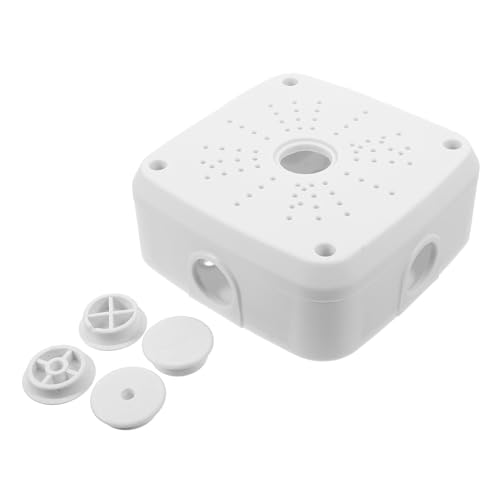 GARVALON Kamera Junction Box aus Kunststoff Wetterfest mit Kabelmanagement für Sicherheitskameras Drehbare Halterung für Positionierung und Umfassende Abdeckung von GARVALON
