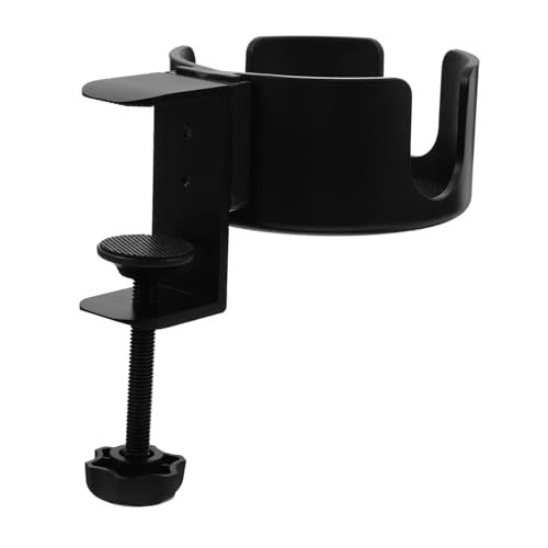 GARVALON Klemmbarer Becherhalter für Schreibtisch Stabiler Getränkehalter Tischseite Platzsparend Auslaufsicher Geeignet für Büro und Zuhause Einfache Montage ohne Bohren Kompatibel mit GARVALON Klemmbarer Becherhalter für Schreibtisch Stabiler Getränkehalter Tischseite Platzsparend Auslaufsicher Geeignet für Büro und Zuhause Einfache Montage ohne Bohren Kompatibel mit von GARVALON