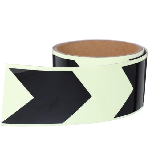 GARVALON Leuchtendes Warnband Selbstklebend aus Robustem Pet für Halloween Sicherheitsmarkierung Richtungsanzeige Warnhinweis Reflektierendes Klebeband für Innen und Außenbereich GARVALON Leuchtendes Warnband Selbstklebend aus Robustem Pet für Halloween Sicherheitsmarkierung Richtungsanzeige Warnhinweis Reflektierendes Klebeband für Innen und Außenbereich von GARVALON