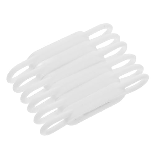GARVALON Magnetischer Stiftehalter Weiß aus Flexiblem Silikon Verstellbare für Whiteboard Kühlschrank und Büromaterial Langlebig Schützend und Einfach zu Befestigen von GARVALON