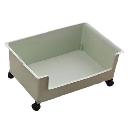 GARVALON Mobiler Bücherregal Aufbewahrungscontainer mit Rädern Großer Kapazität Robustes Material Einfach zu Reinigen für Schreibtisch und Schlafzimmer zur Ordentlichen Buch und GARVALON Mobiler Bücherregal Aufbewahrungscontainer mit Rädern Großer Kapazität Robustes Material Einfach zu Reinigen für Schreibtisch und Schlafzimmer zur Ordentlichen Buch und von GARVALON