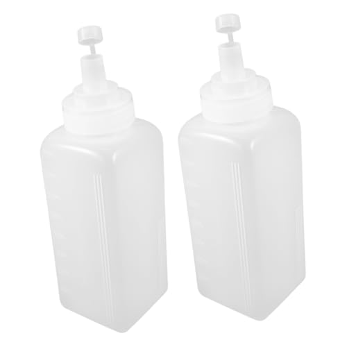 GARVALON Quetschflasche Aus Kunststoff 800 Ml Soßenflaschen Gewürzspender Dicht Schließender Deckel Für Ketchup Senf Öl Salatdressing von GARVALON