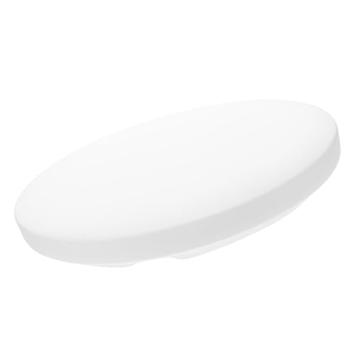 GARVALON Runde Deckenlampenabdeckung aus Kunststoff Universeller Lampenschirm für LED Glühlampen Rutschfeste Twist-lock Befestigung Blendfreies Licht für Schlafzimmer Küche Flur Balkon von GARVALON