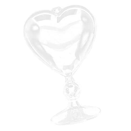 GARVALON Transparente Herz Öllampe aus Borosilikatglas Dekorative Kerosinlampe für Hochzeit Party und Zuhause Einfach zu Befüllen Langlebig und Vielseitig als Tisch oder Raumdekoration von GARVALON