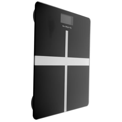 GARVALON USB Wiederaufladbare Elektronische Körperwaage mit Gehärteter Glasoberfläche Präzise Digitale Haushaltswaage für Körpergewicht und Gewichtsmanagement von GARVALON