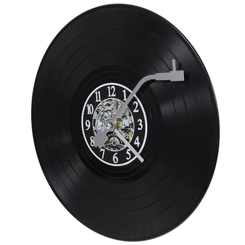 GARVALON Vinyl Schallplatten Wanduhr Kreative Wanddekoration Für Wohnzimmer Büro Und Bar Einfache Installation Retro Design Graffiti Möglich GARVALON Vinyl Schallplatten Wanduhr Kreative Wanddekoration Für Wohnzimmer Büro Und Bar Einfache Installation Retro Design Graffiti Möglich von GARVALON