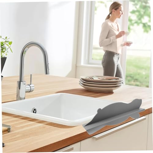 GARVALON Wasserdichter für Küchenspüle Splash Guard mit Saugnapf Minimalistisches Design Einfach zu Reinigen Universeller Wasserspritzschutz für Spülbecken GARVALON Wasserdichter für Küchenspüle Splash Guard mit Saugnapf Minimalistisches Design Einfach zu Reinigen Universeller Wasserspritzschutz für Spülbecken von GARVALON