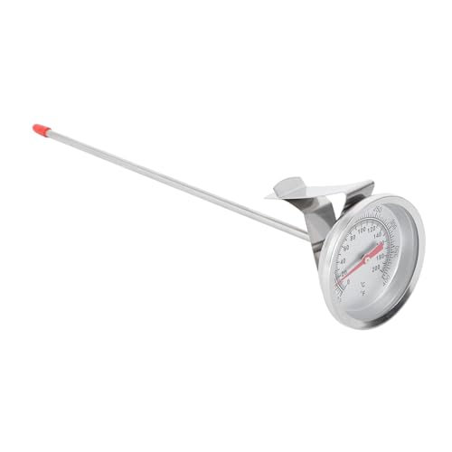 GARVALON thermometer aus Grill Kochen Fleischthermometer rostfreie Sonde Wasserdichtes Thermometer Rostfreier Stahl Silber von GARVALON