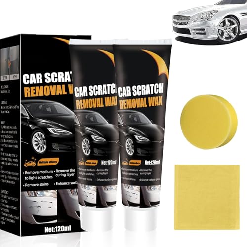2Pcs Scratch Remover for Vehicles,Upgrade Car Scratch Remover for Deep Scratches,Car Paint Scratch Repair Polishing Wax with Wipe Sponge 2Pcs Scratch Remover for Vehicles,Upgrade Car Scratch Remover for Deep Scratches,Car Paint Scratch Repair Polishing Wax with Wipe Sponge von GARWAR