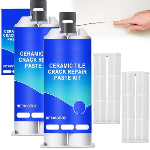 2Pcs Sempornai Multi-Functional Waterproof and Anti-Corrosion Repair Adhesive,Sempornai Tile Repair Adhesive,Kitchen Countertops Crack Chip Hole Repair Adhesives for Ceramic Floor Tiles,Marble von GARWAR
