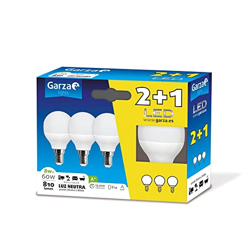 GZ LED ESF 8W E14 220º 810LM 40K CJ 2+1 von GARZA LED