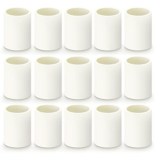 GASHER 15Stück PVC Rohr Fitting 25mm PVC Kupplung Möbel Grade Rohr Muffe Fittings, für Haus oder Industrie von GASHER