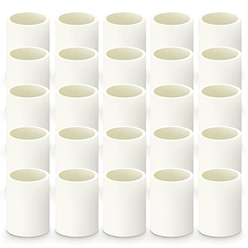 GASHER 25Stück PVC Rohr Fitting 20mm PVC Kupplung Möbel Grade Rohr Muffe Fittings, für Haus oder Industrie GASHER 25Stück PVC Rohr Fitting 20mm PVC Kupplung Möbel Grade Rohr Muffe Fittings, für Haus oder Industrie von GASHER