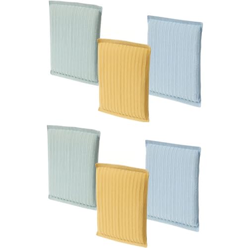 Pepprig Geschirrschwämme zur Reinigung, 3 bunte Scheuerpads, 2 Stück, effektiver Scheuerschwamm für Töpfe, Pfannen, Teller, Schwamm-Scheuerpads für Geschirr, strapazierfähiger Polyester-Bezug Pepprig Geschirrschwämme zur Reinigung, 3 bunte Scheuerpads, 2 Stück, effektiver Scheuerschwamm für Töpfe, Pfannen, Teller, Schwamm-Scheuerpads für Geschirr, strapazierfähiger Polyester-Bezug von GASHINA STORY