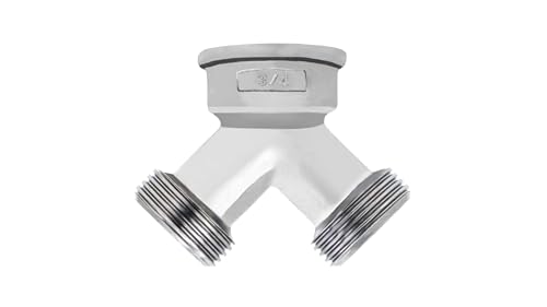 GASMIS 2-Wege-Verteiler aus Messing verchromt für Waschmaschine, Geschirrspüler und Garten, Y-Wasserverteiler G 3/4" GASMIS 2-Wege-Verteiler aus Messing verchromt für Waschmaschine, Geschirrspüler und Garten, Y-Wasserverteiler G 3/4" von GASMIS
