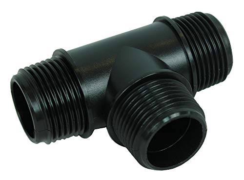 GASMIS PP Gewindefitting Schraubfitting, T-Stück AG 1" - 33.3 mm mm Außengewinde, 2 Stück von GASMIS