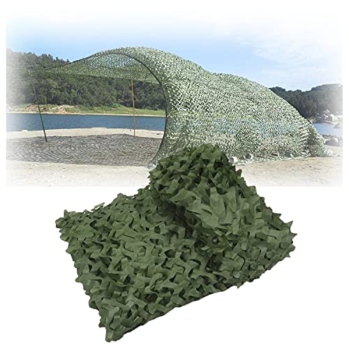 GASSNAKE Camouflage Netz Tarnnetz Jagd Camping Waldlandschaft Outdoor Garten Party Dekorationen (Green,2 * 4M) von GASSNAKE