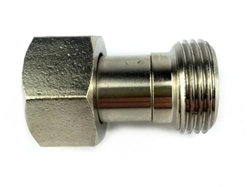 Adapter Verbinder von 5/8 Zoll IG sechskant auf 3/4 Zoll AG Zubehör für Zapfanlage 5/8" zu 3/4" von GASTRO BRENNECKE - SEIT 1984 -