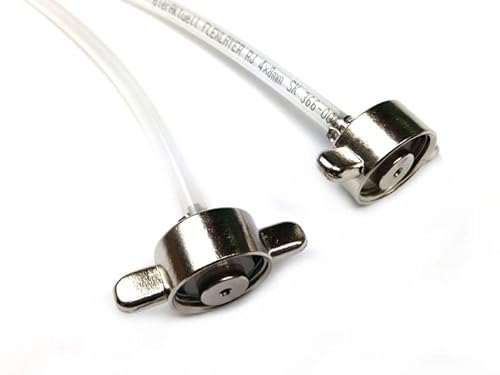 CO2 Schlauch 4x8mm mit Anschlüsse verschiedene Längen für Zapfanlage Bierkühler Durchlaufkühler (4.5) von GASTRO BRENNECKE - SEIT 1984 -