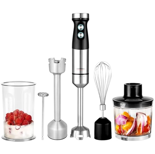 GASTROBACK #40972 Design Power Stabmixer Set 5-in-1, Silber, Schwarz GASTROBACK #40972 Design Power Stabmixer Set 5-in-1, Silber, Schwarz von GASTROBACK