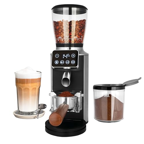 GASTROBACK Barista Kaffeemühle Elektrisch für Siebträgermaschine - 30 Stufen Mahlgrad Einstellbar, Kegelmühlen - Elektrische Kaffeemühle Kegelmahlwerk, Espressomühle Siebträger Kaffeemaschine GASTROBACK Barista Kaffeemühle Elektrisch für Siebträgermaschine - 30 Stufen Mahlgrad Einstellbar, Kegelmühlen - Elektrische Kaffeemühle Kegelmahlwerk, Espressomühle Siebträger Kaffeemaschine von GASTROBACK