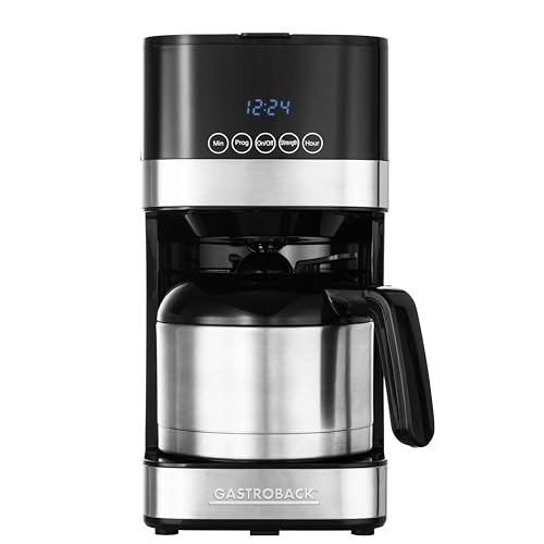 GASTROBACK Design Filterkaffeemaschine Essential S, Schwarz-silber von GASTROBACK