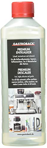 Gastroback 98175 Premium-Entkalker, 500 ml, für hochwertige Kaffee-und Espressomaschinen, Wasserkocher und Küchengeräte ohne säureempfindliche Oberfläche, Kunststoff von GASTROBACK