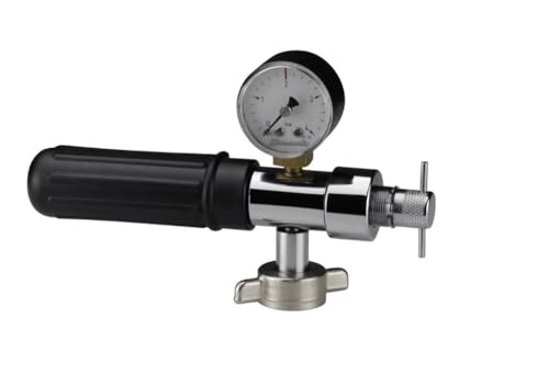 Druckminderer für 16g Co2 Kapseln KEG-Ceomat 3/4" (1,3 bar) mit Manometer von GASTROBEDARF WESTERBARKEY