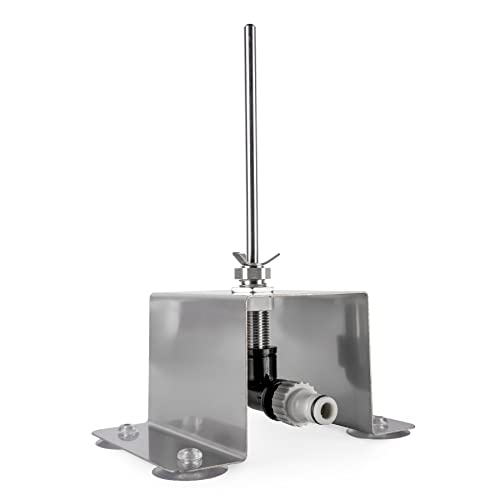 GASTROBEDARF WESTERBARKEY Bierflaschen Flaschenspüler aus Edelstahl Set mit 4 Gummistopfen und 1/2" Anschluss Craft Beer Bier Brauen von GASTROBEDARF WESTERBARKEY