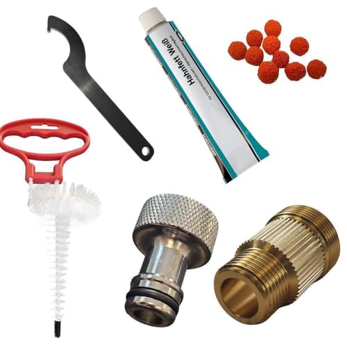 GASTROBEDARF WESTERBARKEY Reinigungsset für Bierleitungen mit 15 Teilen 28mm Adapter Schwammkugeln für 7mm Leitungen Fett Schlüssel GASTROBEDARF WESTERBARKEY Reinigungsset für Bierleitungen mit 15 Teilen 28mm Adapter Schwammkugeln für 7mm Leitungen Fett Schlüssel von GASTROBEDARF WESTERBARKEY