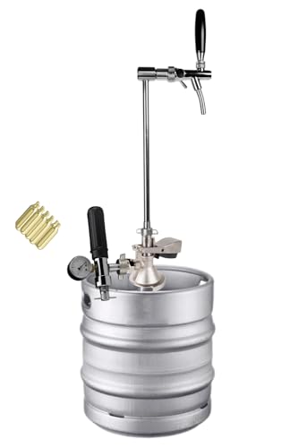 GASTROBEDARF WESTERBARKEY Zapfgarnitur Edelstahl Kegschanksäule mit Kompensatorschankhahn & Druckminderer für 16g Kapseln Ideal für unterwegs GASTROBEDARF WESTERBARKEY Zapfgarnitur Edelstahl Kegschanksäule mit Kompensatorschankhahn & Druckminderer für 16g Kapseln Ideal für unterwegs von GASTROBEDARF WESTERBARKEY