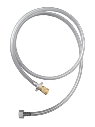 Spülschlauch zur Reinigung von Zapfanlagen/Schankanlagen 28 oder 30mm Adapter M22 Perlator Gewinde von Wasserhähnen in 2m oder 4m (30mm Reinigungsadapter, 4m Länge) von GASTROBEDARF WESTERBARKEY